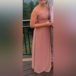 Azazie Dusty Rose dress size 6